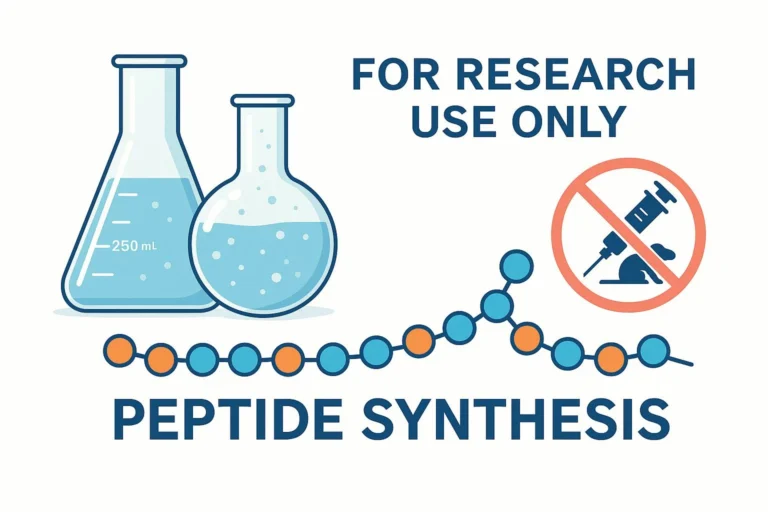 Solid-phase peptide synthesis diagram