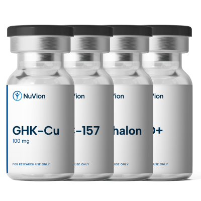 NuVion Skin Cell Biology Set research peptide vials
