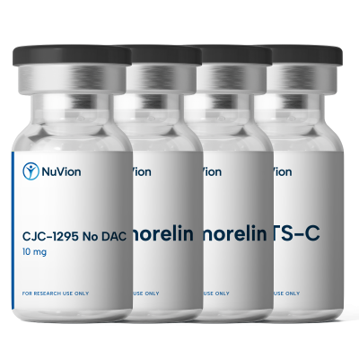 NuVion Somatotropic Axis Set research peptide vials